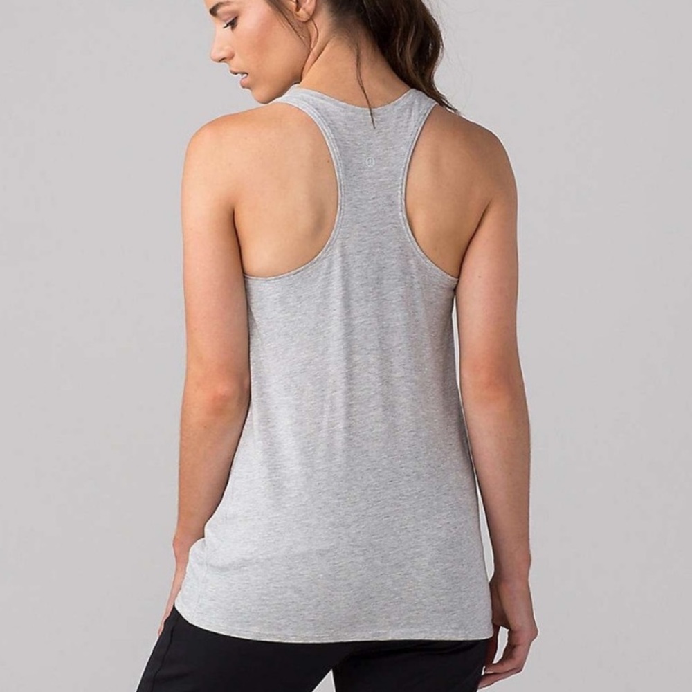 Lululemon Love Tank Top Heather Grey Size 4